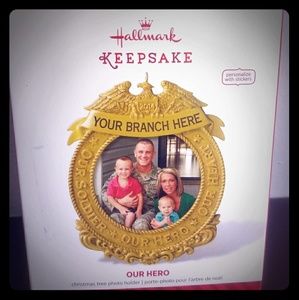 Hallmark keepsake "our soldier our hero our heart"